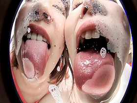 【W痴女】バーチャル淫語唾液責め手コキ　サンプル画像20